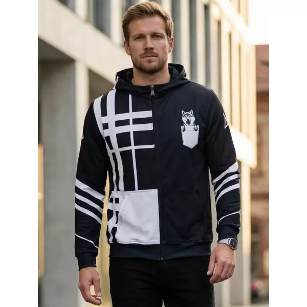  Panouri funcționale pentru bărbați pe Zip Premium ALTISPORT VOJ/ALM098MI02 SHIBA 