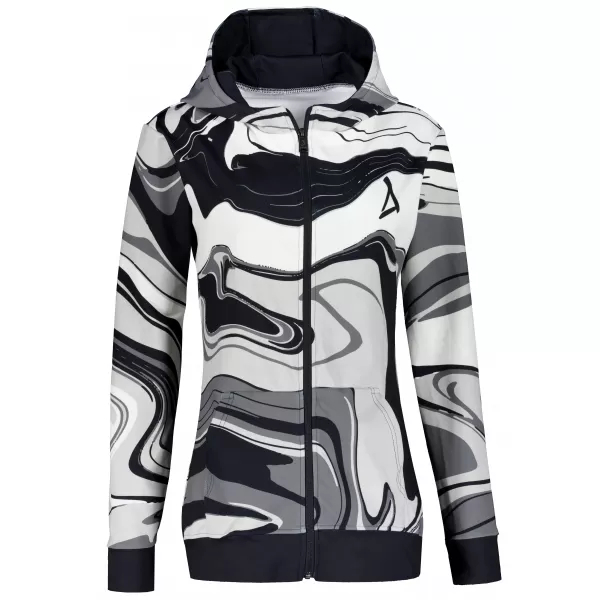  Panoul funcțional pentru femei pe Zip Premium ALTISPORT VOJ/ALW099MI02 ALB -NEGRU 