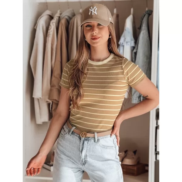  Doamne DSTREET LINESS RY2819 CARAMEL 