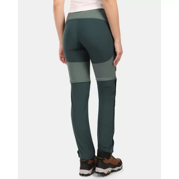  Pantaloni detașabili KILPI HOSIO-W YL0403KI VERDE ÎNCHIS 