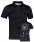 Tricou funcțional pentru femei cu guler premium ALTISPORT VOJ/ALW075TR05 NEGRU