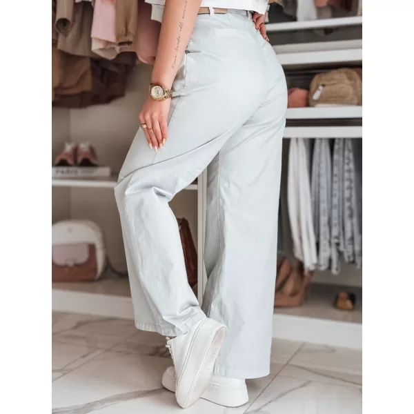  Pantalonii pentru doamne DSTREET MOBISKA UY2619 ALBASTRU DESCHIS 