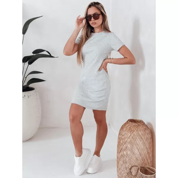  Rochie DSTREET RIBBINA EY2577 GRI DESCHIS 