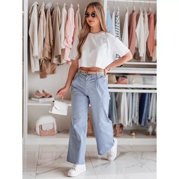  Pantalonii pentru doamne DSTREET MOBISKA UY2617 ALBASTRU 