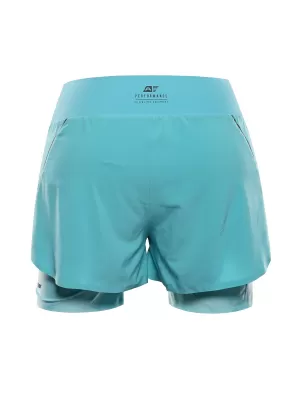 Pantaloni scurți pentru doamne ALPINE PRO GAJERA ALBASTRU