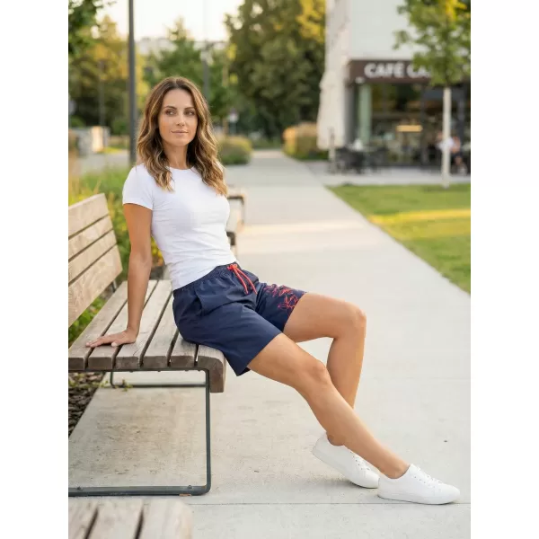  Pantaloni scurți pentru doamne ALTISPORT ELISSA ALBASTRU ÎNCHIS 