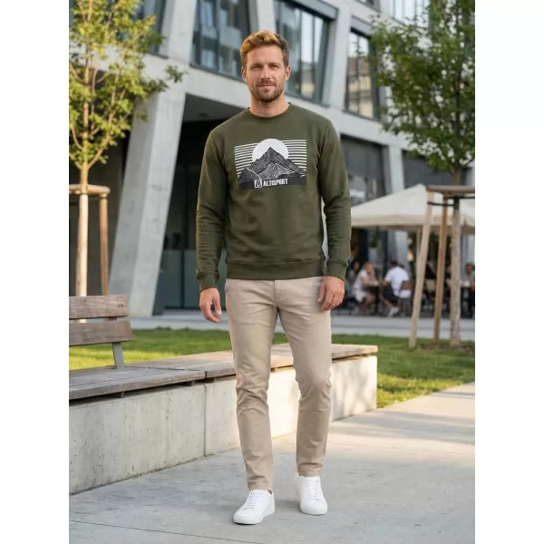  Panoul pentru bărbați ALTISPORT ALM188406 MILITAR 