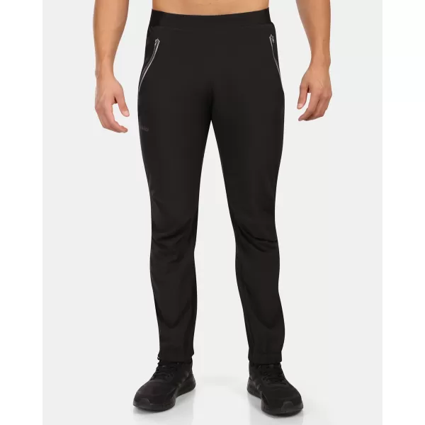  Pantaloni de alergare pentru bărbați KILPI HEYES-M YM0407KI NEGRU 