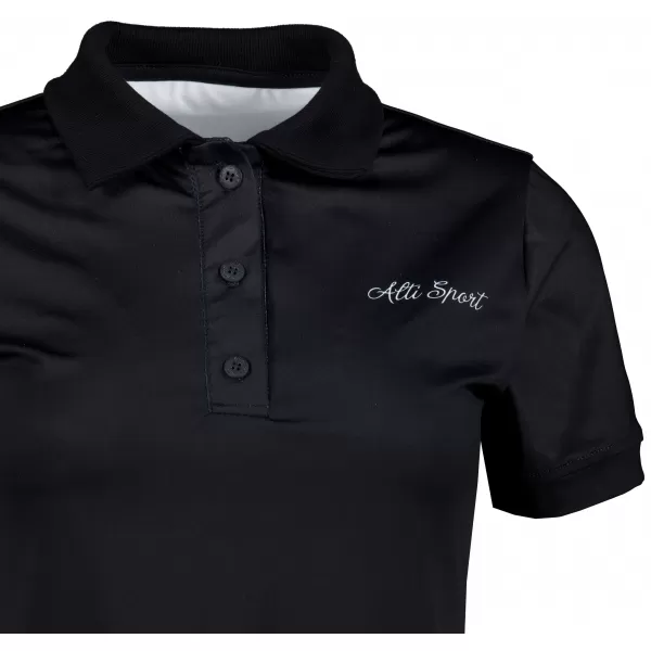  Tricou funcțional pentru femei cu guler premium ALTISPORT VOJ/ALW075TR05 NEGRU 