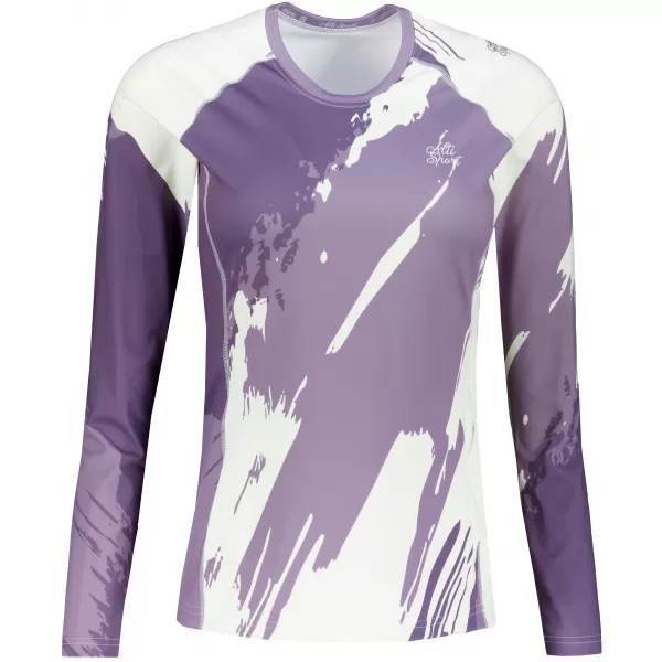  Tricou funcțional pentru femei cu mâneci lungi premium ALTISPORT VOJ/ALW081TR03 VIOLET 