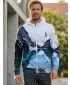 Panouri funcționale pentru bărbați pe Zip Premium ALTISPORT VOJ/ALM030MI02 MUNTE/VERDE