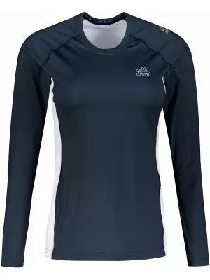 Tricou funcțional pentru femei cu mâneci lungi premium ALTISPORT VOJ/ALW078TR03 NEGRU