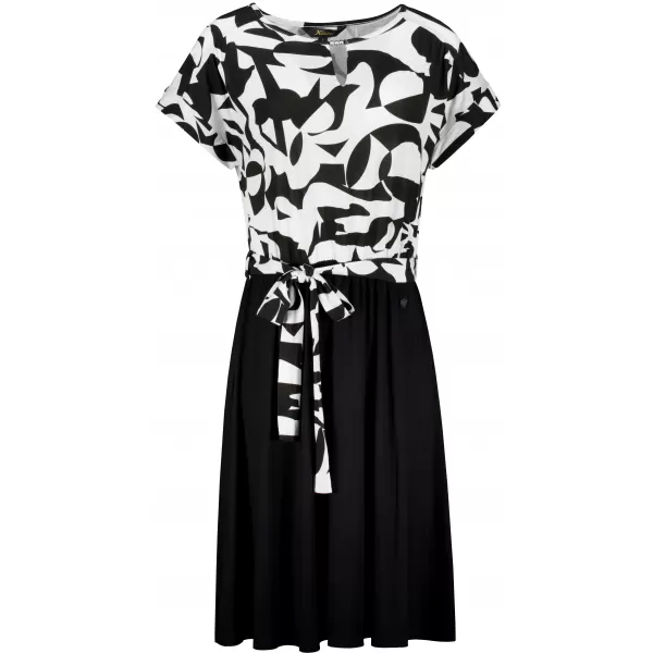  Rochie KIXMI URIA NEGRU/ALB 