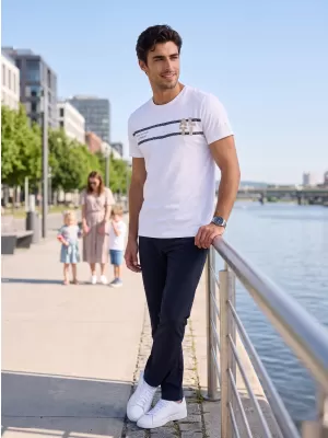 Cămaşă ALTISPORT EBEN ALB
