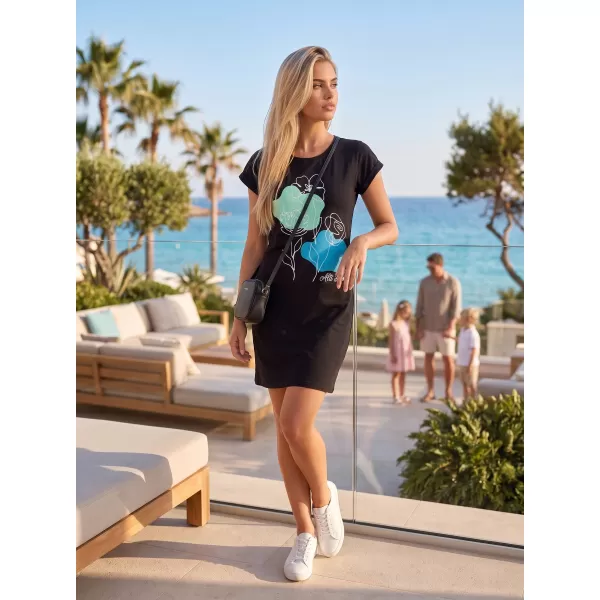  Rochie ALTISPORT ALW189178 NEGRU -BLUE 