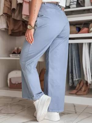 Pantalonii pentru doamne DSTREET MOBISKA UY2617 ALBASTRU