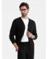 Cardigan masculin OMBRE OM-SWCD-0126 NEGRU
