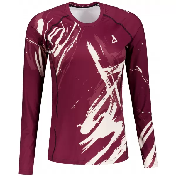  Tricou funcțional pentru femei cu mâneci lungi premium ALTISPORT VOJ/ALW074TR03 MINEREU 
