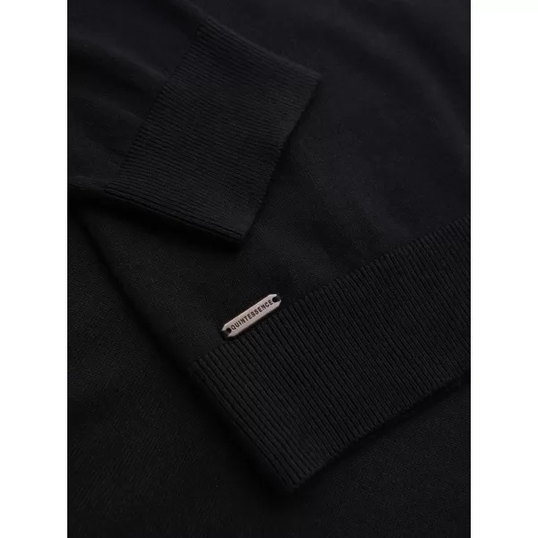  Cardigan masculin OMBRE OM-SWCD-0126 NEGRU 