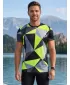 Funcțional t -thirt premium Plus ALTISPORT VOJ/ALM007TR02 NEGRU/FLUO YELLOW