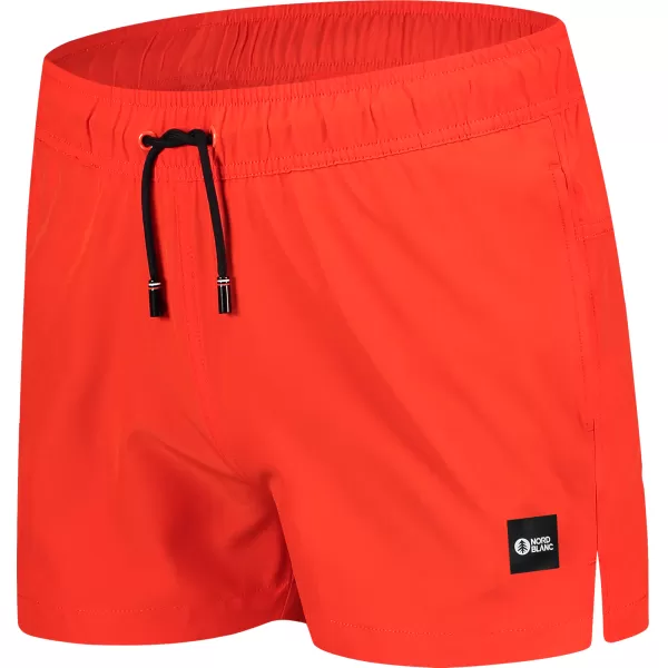  Pantaloni scurți de baie NORDBLANC BAY NBSPM8018 CERNEALĂ PORTOCALIE 