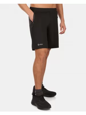 Pantaloni scurți de fitness pentru bărbați KILPI NANTES-M YM0417KI NEGRU