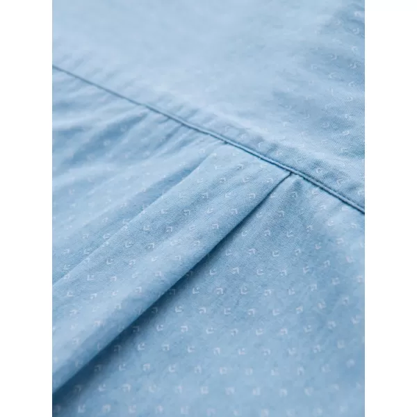  Cămaşă OMBRE OM-SHDS-0179 ALBASTRU DESCHIS 
