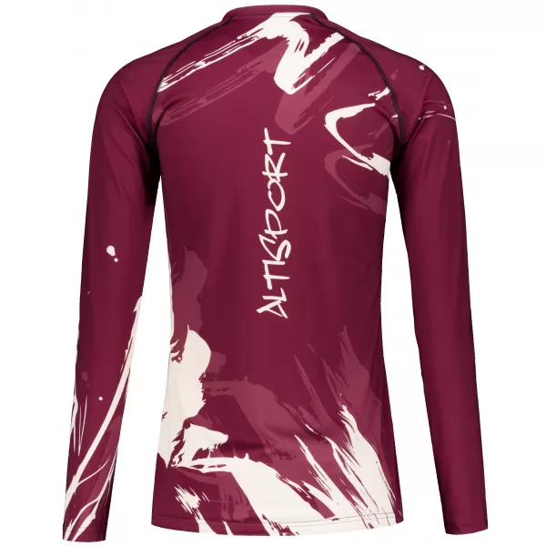  Tricou funcțional pentru femei cu mâneci lungi premium ALTISPORT VOJ/ALW074TR03 MINEREU 