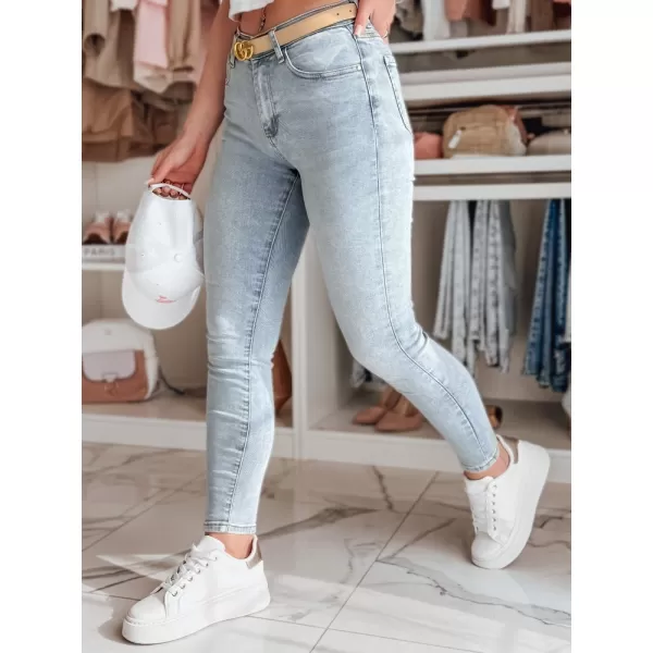  Pantalonii pentru doamne DSTREET VISBAN UY2487 ALBASTRU 