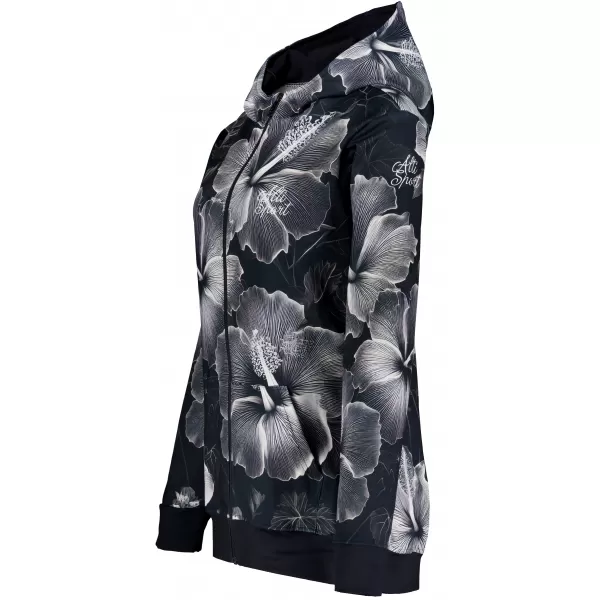  Panoul funcțional pentru femei pe Zip Premium ALTISPORT VOJ/ALW102MI02 ALB -NEGRU 