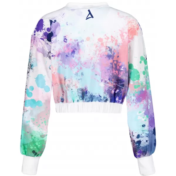  Premium cu hanorac decupat funcțional pentru femei ALTISPORT VOJ/ALW055MI08 VIOLET/VERDE 