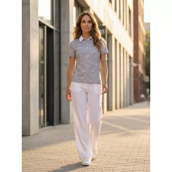  Tricou funcțional pentru femei cu guler premium ALTISPORT VOJ/ALW084TR05 BEJ 