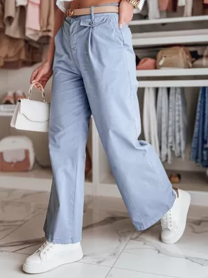 Pantalonii pentru doamne DSTREET MOBISKA UY2617 ALBASTRU