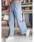 Pantalonii pentru doamne DSTREET MOBISKA UY2617 ALBASTRU