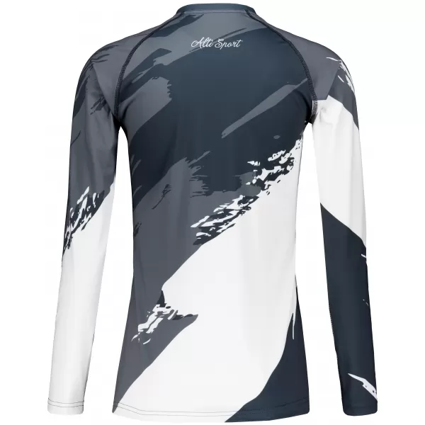  Tricou funcțional pentru femei cu mâneci lungi premium ALTISPORT VOJ/ALW081TR03 NEGRU 