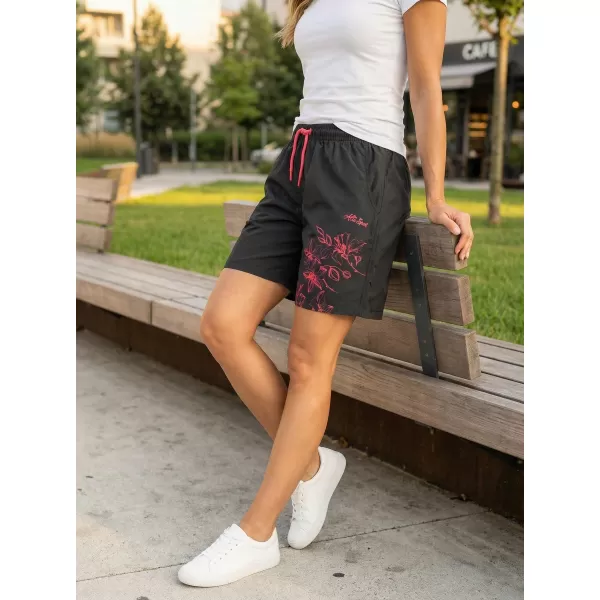  Pantaloni scurți pentru doamne ALTISPORT ELISSA NEGRU 