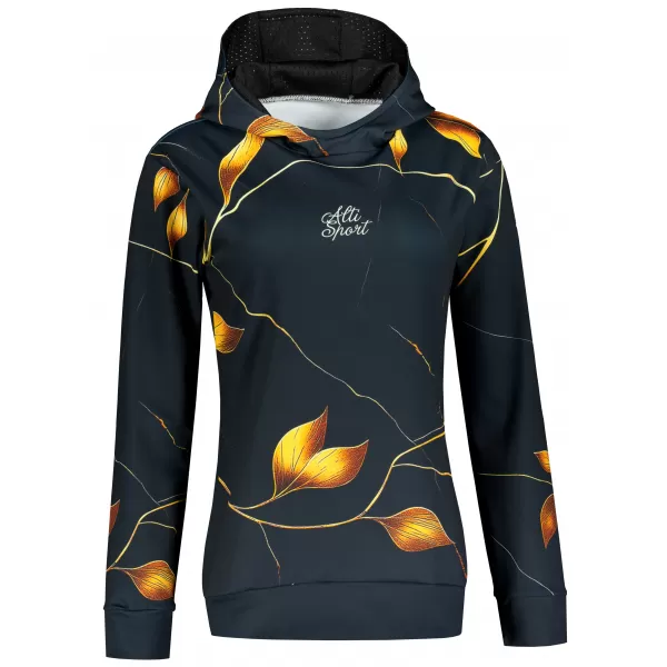  Premium cu hanorac funcțional pentru femei ALTISPORT VOJ/ALW097MI01 FRUNZE DE AUR 