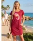Rochie ALTISPORT EDNITA BURGUNDIA