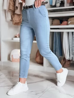 Pantalonii pentru doamne DSTREET TAIRONIK UY2540 ALBASTRU