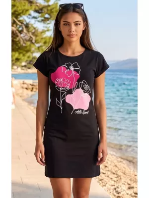 Rochie ALTISPORT ALW189178 NEGRU -PINK
