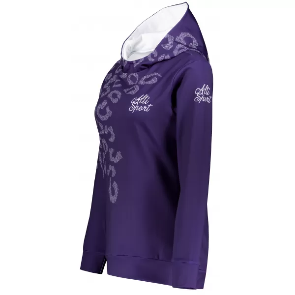  Premium cu hanorac funcțional pentru femei ALTISPORT VOJ/ALW047MI01 VIOLET 