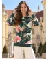 Premium cu hanorac funcțional pentru femei ALTISPORT VOJ/ALW097MI01 FLORI ROZ