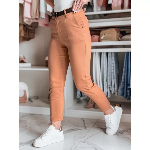  Pantalonii pentru doamne DSTREET TAIRONIK UY2543 PORTOCALE 