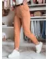 Pantalonii pentru doamne DSTREET TAIRONIK UY2543 PORTOCALE
