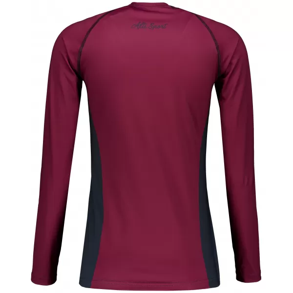  Tricou funcțional pentru femei cu mâneci lungi premium ALTISPORT VOJ/ALW078TR03 VIN ROȘU 