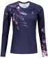 Tricou funcțional pentru femei cu mâneci lungi premium ALTISPORT VOJ/ALW064TR03 ALBASTRU -PINK