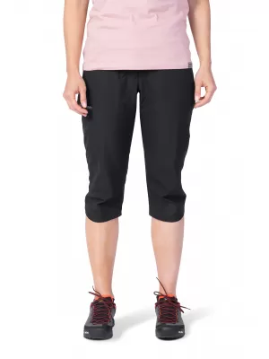 Pantalonii pentru doamne HANNAH ATTA CAPRI ANTRACIT
