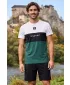 Funcțional t -thirt premium Plus ALTISPORT VOJ/ALM051TR02 ALB -GREEN