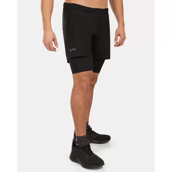  Pantaloni scurți de alergare pentru bărbați KILPI BRAGA-M YM0413KI NEGRU 