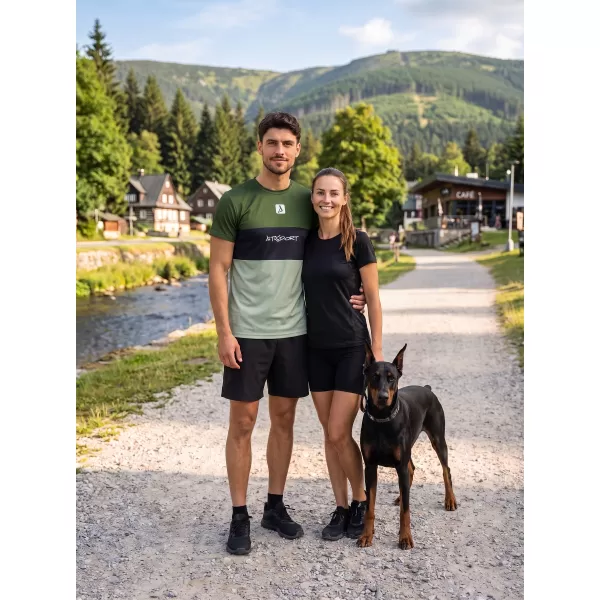  Funcțional t -thirt premium Plus ALTISPORT VOJ/ALM051TR02 KAKI 